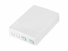 DIGITUS DN-931096 FTTH nástěnná zásuvka, 2x LC(APC) DX adaptér, pro povrchovou montáž
