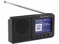 Soundmaster DAB175SW rádio/ DAB+/ FM/ LCD/ Budík/ Hodiny/ Černé