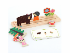 Vilac Dřevěná logická hra Postav to správně! Les