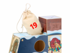 Vilac Dřevěný adventní kalendář k naplnění Domeček