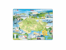 Larsen Vzdělávací puzzle Česká republika Památky 78 dílků