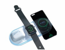 WG - Bezdrátová nabíječka stolní 22,5W, Fast Wireless Charger, bílá