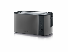 Severin AT 9341  Dark Inox Langschlitztoaster