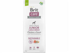 BRIT Care Dog Sustainable Junior Large Breed Chicken & Insect - suché krmivo pro psy - 12 kg