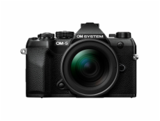 Sada OM System OM-5 Mark II černá s objektivem F4.0/12-45mm PRO