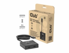 Club3D Switch, USB-C na 2xUSB-C Oboustranný 2v1, 8K60Hz, 4K120Hz, PD 100W