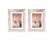 2x1 ZEP Nelson 6 bilohnedy 18x24 drevo obrazovy ram V21186