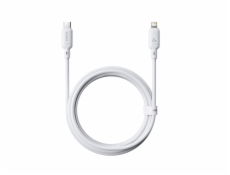 Baseus Silky Series Ladekabel Type-C auf iP 20W 2m Moon Weiß