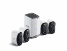 Baseus Security N1 Plus Outdoor Kamera 2K 4-Cam Kit Baseus Security N1 Plus Outdoor Kamera 2K 4-Cam Kit