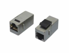 EuroLan kombinovaný keystone/spojka, STP, Cat.5e, RJ45 female - RJ45 female