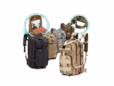 DeTech Batoh MILITARY TACTICAL SURVIVAL, 35L - béžová Batoh MILITARY TACTICAL SURVIVAL - perfektní spojení stylového designu a funkcionality. Nechte se unést moderním designem a praktickými vlastnost