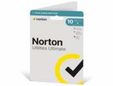 NORTON UTILITIES ULTIMATE WL CZ 1 uživatel  10 zařízení 1 rok ESD