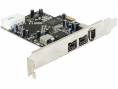 DeLock PCI Express x1 FW A + B 2 +1 Port