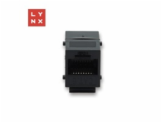 LYNX keystone spojka UTP Cat6, 8P8C, černá