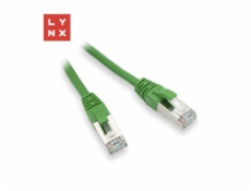 LYNX FTP patch kabel Cat5e PVC, CCA, 10m, zelený