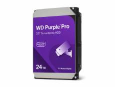 WD Purple Pro WD241PURP - Pevný disk - 24 TB - sledování, chytré video - interní - 3.5  - SATA 6Gb/s - 7200 ot/min. - vyrovnávací pamet: 512 MB