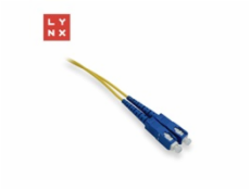 LYNX duplexní patch kabel SM, OS2, SC/SC, 9/125µm, 0,5m