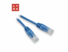 LYNX UTP patch kabel Cat5e, PVC, CCA, 5m, modrý LYNX UTP patch kabel Cat5e, PVC, CCA, 5m, modrý