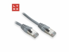 LYNX FTP patch kabel Cat5e PVC, CCA, 2m, šedý LYNX FTP patch kabel Cat5e PVC, CCA, 2m, šedý
