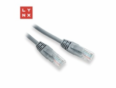 LYNX UTP patch kabel Cat5e, PVC, CCA, 20m, šedý LYNX UTP patch kabel Cat5e, PVC, CCA, 20m, šedý