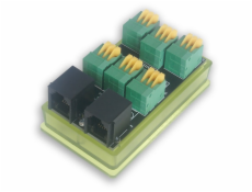 TINYCONTROL Splitter tB2, rozšíření 1-Wire - 1× RJ12 a 6× terminál