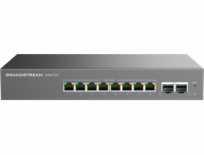 Grandstream GWN7721P L2 Lite managed switch, 8x 2.5GbE RJ45, 2x 10G SFP+, PoE/PoE+