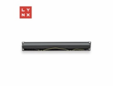 LYNX 19  patch panel  24-port, STP Cat6, 50µ, stíněný, černý