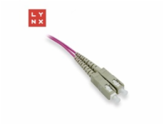 LYNX duplexní patch kabel MM, OM4, SC/SC, 50/125µm, 15m
