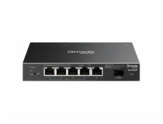 Switch TP-Link SG2206MP 5x GLan/PoE+, 1x SFP, 63W, Omáda SDN 