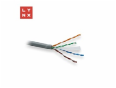 LYNX UTP kabel, Cat6, LSOH, celoměděný, vnitřní, šedý, box 305m LYNX UTP kabel, Cat6, LSOH, celoměděný, vnitřní, šedý, box 305m