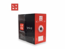 LYNX FTP kabel, Cat5e, LSZH, 0,5mm, celoměděný, vnitřní, šedý, box 305m