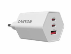 CANYON charger HEXAGON 65 GaN 65W 2xPD 1xQC EU White