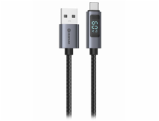 Swissten LCD kabel USB-A / USB-C 1,5m