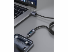 Swissten LCD kabel USB-A / USB-C 1m