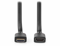 NEDIS prodlužovací Ultra High Speed HDMI 2.1 kabel s ethernetem/ 8K@60Hz/ zlacené konektory HDMI-HDMI/ černý/ BOX/ 2m