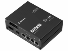 Teltonika RUTM55 průmyslový router, dual SIM + eSIM, 5G, 4x LAN,  serial RS232/485, WiFi 5