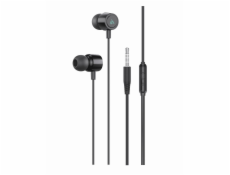 Sluchátka iPEAX 3,5mm Jack Black