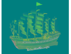 Woodcraft Dřevěné 3D puzzle loď plachetnice P131