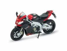 Welly Motocykl Aprilia RSV4 Factory 1:18 červený