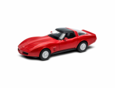 Welly Chevrolet Corvette Coupe (1982) 1:34 červený