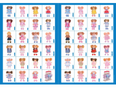 2Kids Toys Papírové pexeso panenky