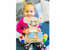 Beloved Boards Vzdělávací medvídek BUSY BOARD - MINI