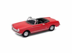 Welly Peugeot 404 1:34 kabriolet červený