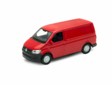 Welly Volkswagen Transporter T6 VAN 1:34 červená