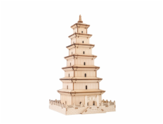 Woodcraft Dřevěné 3D puzzle Velká pagoda divoké husy