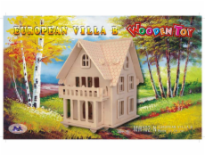 Woodcraft Dřevěné 3D puzzle Evropská vila B