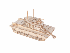 Woodcraft Dřevěné 3D puzzle Tank M1 Abrams