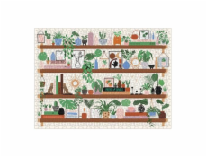 Galison Puzzle Police s rostlinami 1000 dílků