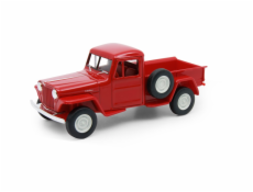 Welly 1947 Jeep Willys pickup 1:34  červený