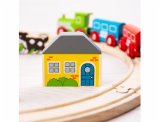 Bigjigs Rail Moje první vláčkodráha 19 dílů